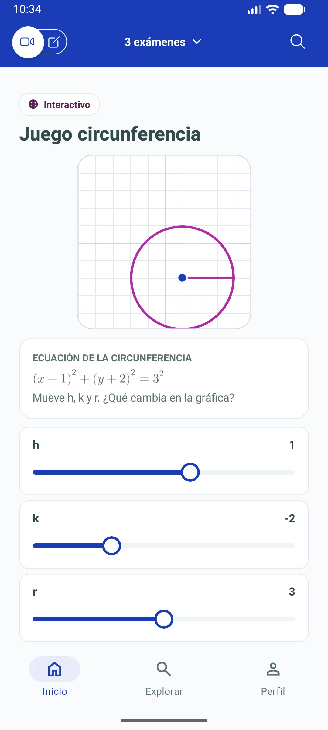 Juego interactivo de geometría en ApredIA
