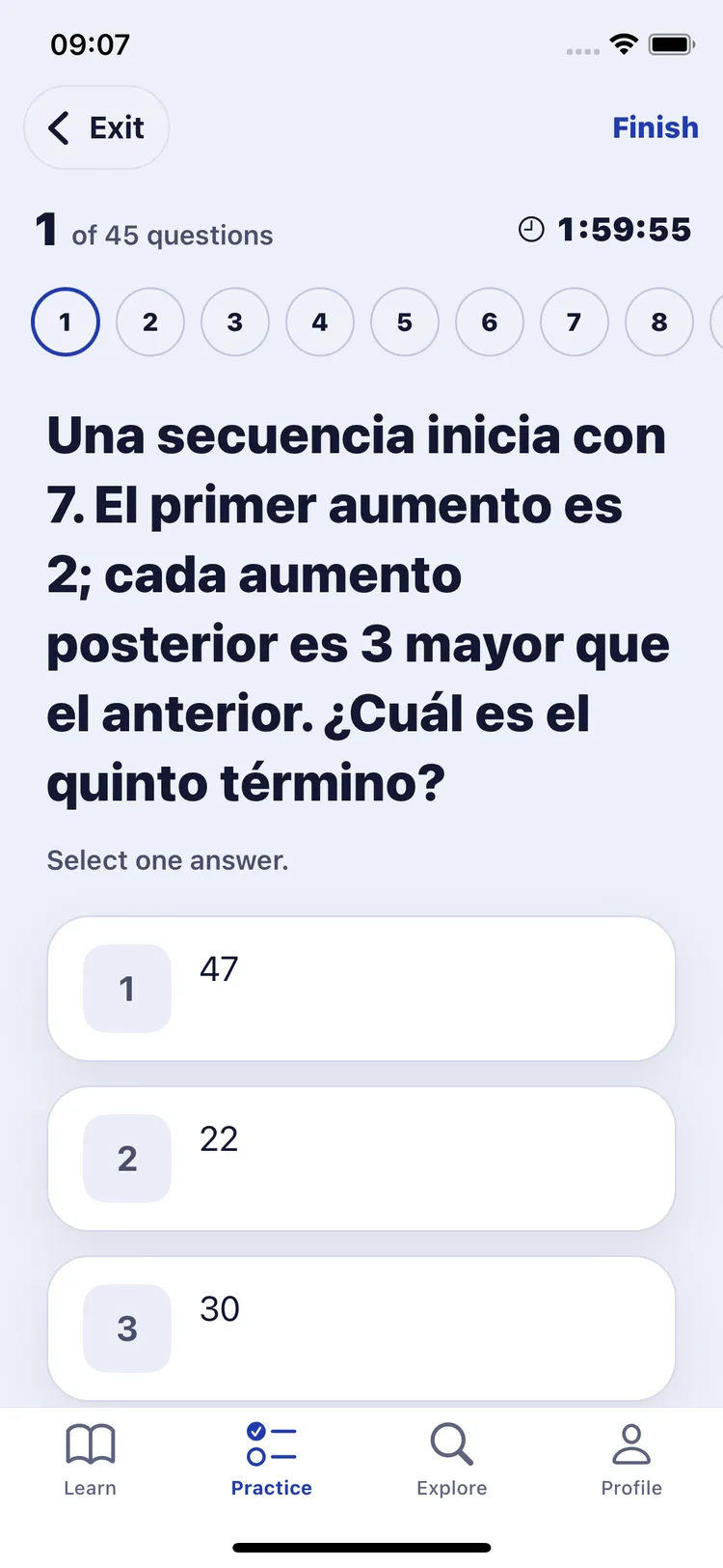 Simulation question with a running timer
